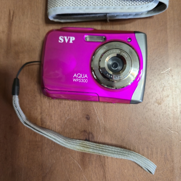 SVP Aqua WP5300 Pink Waterproof Digital Camera w Case - Picture 9 of 9